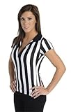 Referee Shirt for Sports Bars with Collar & Zip Front - Juniors Sizes