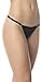 Laura Women's Adjustable Thong 103016 Black Large