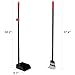 PUPTECK Pet Poop Tray and Rake - Long Handle Pooper Scooper - Clean Response Dog Waste Bin & Rake