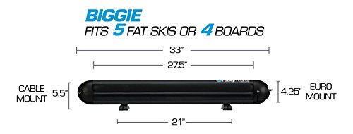 RockyMounts LiftOp Biggie Ski and Snowboard Carrier - Black
