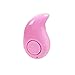 Doinshop New Ultra-small Earbud S530 4.0 Stereo Bluetooth Headset Earphone Mini (pink)