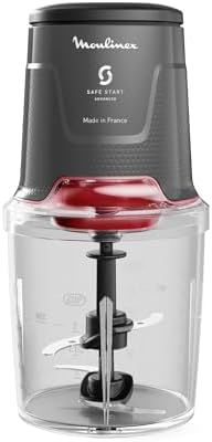 Easy Press, Tritatutto Elettrico con Potente Motore da 600W, 4 Lame Affilate in Acciaio Inox, Capacità di 500ml, Colore Hippo Iron, AT740H