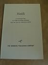 Heidi, A Full Length Play from the Novel by Johanna Spyri