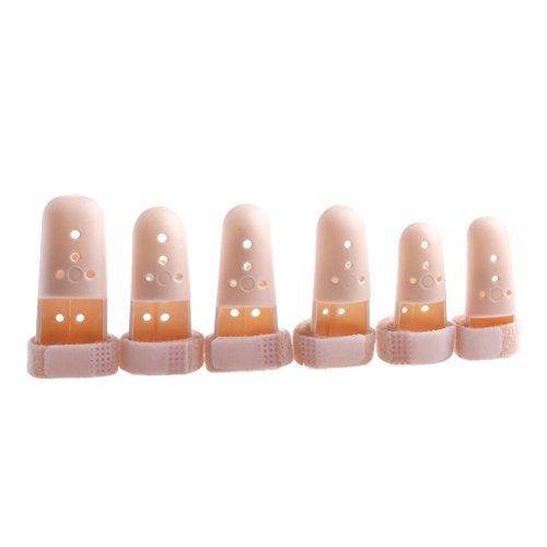 xxiaoTHAWxe 1Pc Plastic Finger Injury Pain Splint DIP Joint Mallet Support Brace Protection - 5#