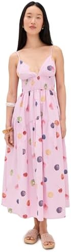 en saison alani midi dress En Saison Women's Alani Midi Dress, White Blue, XS at Amazon Women's  Clothing store