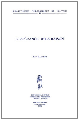 L' espérance de la raison