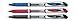 Pentel Energel stick Liquid Gel Pen, 0.5mm, Fine Line, Needle Tip, Black Ink-value set of 3(with Our Shop Original Description of Goods)
