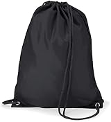 WESTWOOD FOX Drawstring Bag Waterproof Sport Gym Sack Backpack Black view 5