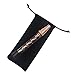 Flat Mouth Glass Tube Tool Set with Cleaning Tools + Storage Bag (Rose Gold)