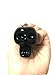 SMKPIP Pipe,Handmade 4.4 Inch Long Newest Art Collection Style Black Skull Bub Glass