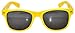OWL Retro Style Yellow Frame Vintage Smoke Lens Sunglasses for Ladies