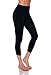 Emmalise Women Seamless Capri Layering Leggings - Black, Plus Size