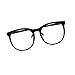 MJ Boutique Black Large Nerdy Thin Plastic Frame Clear Lens Eye Glasses Frame