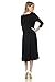 Pastel by Vivienne Women's A-Line Trapeze Midi Dress Large Black
