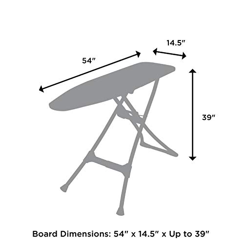 HOMZ Durabilt Ironing Board, Made in The USA, Orange Pricepulse