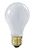 Satco S3970 75 Watt 620 Lumens A19 Incandescent Rough Service Light Bulb, 2-Pack