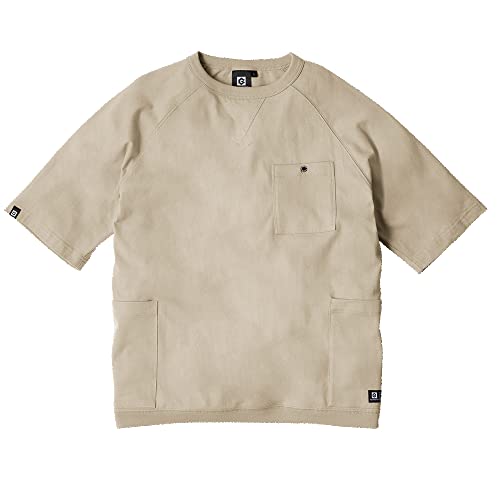 [CO-COS] G-947 5ポケット半袖Tシャツ カーキ S