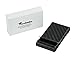 Travelambo Carbon Fiber Money Clip Front Pocket Wallet Minimalist Wallet Slim Wallet Credit Business Card Holder (Double Clip Black)