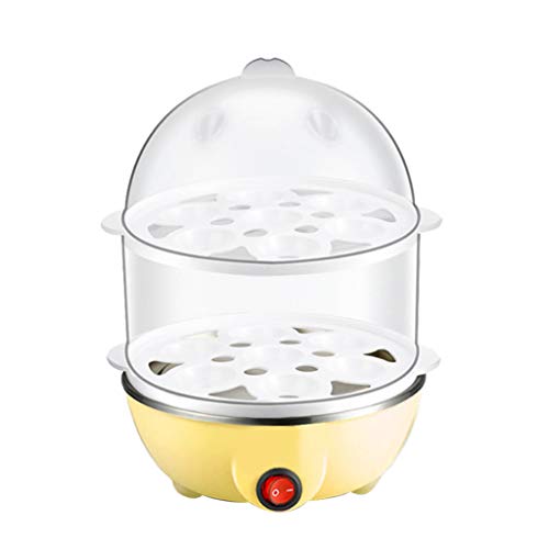 MINGLIFE Rapid Egg Cooker: 14 Egg Capacity Electric Egg Cooker for Hard Boiled Eggs, Poached Eggs, Scrambled Eggs, or Omelets with Auto Shut Off Feature (Yellow)