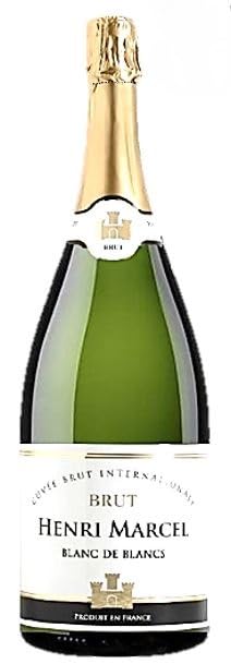 アンリ マルセル ブラン ド ブラン マグナム スパークリングワイン, フランス産, 1500ml, パーティー向け, シャルマー方式製法