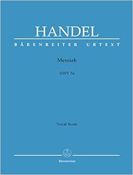 ヘンデル: オラトリオ「メサイヤ」 HWV 56 (英語)／ベーレンライター社／合唱作品