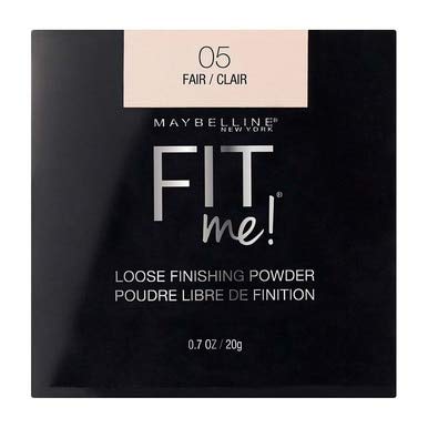 Maybelline Fit Me Loose Finishing Powder, 05 Fair, 0.7 oz (Pack of 2)