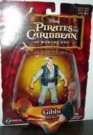 Pirate des caraibes of the Caribbean : Figurine GIBBS with pistol 10cm