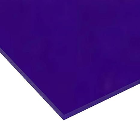 Amazon 日本製 アクリル板 マリンブルー 屋内色 キャスト板 厚み5mm 400x500mm 縮小カット1枚無料 カンナ 糸面取り仕上 エッジで手を切る事はありません 業務用 キャンセル返品不可 レーザーカット可 アクリル プラスチック