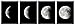 Wieco Art Moon Large Modern Giclee Canvas Prints Artwork Abstract Space Pictures Paintings on Stretched and Framed Canvas Wall Art Ready to Hang for Living Room Bedroom Home Office Decorations