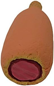 Scoochie Premium Dog Toy | Stuffed Latex Fairtime Corn Dog | 6.5 Inch