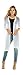 Back From Bali Womens Sheer Boho Knee Length Lightweight Cardigan Shrug Sweater