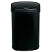 13-Gallon Touch Free Sensor Automatic  Trash Can Black