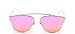 GAMT Mirrored Metal Frame Sunglasses Rimless Designer for Men