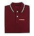 Prada Men's Cotton Piqué Short Sleeve Slim Fit Polo Shirt, Bordeaux