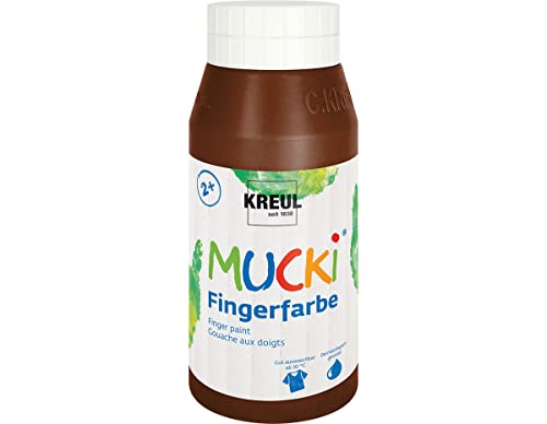 Kreul Mucki 23201 Finger Paint 750 ml brown
