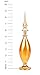 NileCart Egyptian Perfume Bottle large size 9 in. honey color oval shape handmade in Egypt For your perfume, essential oils, Egyptian decoration or party table centerpiece
