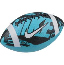 Nike spin official football, teal aqua blue/black/white