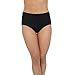 CHEROKEE Women's 6 Piece Ladies Microfiber Brief Underwear, White/Black/Print, S
