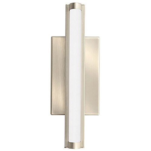 Lithonia Lighting Contemporary Arrow 1 Foot Brushed Nickel 3K LED Decorative Wall Light, Sconce