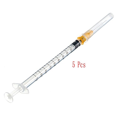 Odstore Plastic Syringe 1/2/5/10 ml (5PCS -1ML)