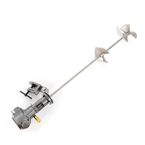1/2HP 50 Gallon Pneumatic Bracket Mixer Tank Barrel Air Mix Clip Paint Blender Stainless Steel Automatic Paint Stirring Machine Mix Tool (US Shipping)