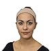 Velcro Free Velvet Wig Grip by Indigo Exchange - New Adjustable Elastic Closure Prevents Hair Breakage and Bunching - Non Slip Wig Accessory - Holds Wigs in Place-Wigrip Comfort Band for Women (Tan)