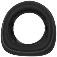 Men's Sleeve Smooth Touch Silicone Delay Ring Men's (Black) (1pc)