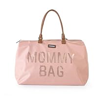 Mommy Bag Big Pink - Functional Large Baby Diaper Travel Bag for Baby Care.