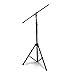 Microphone Stand Heavy-Duty Collapsible Tripod Boom Microphone Mic Stand, Height Adjustable, Boom Extendable (PMKS56)