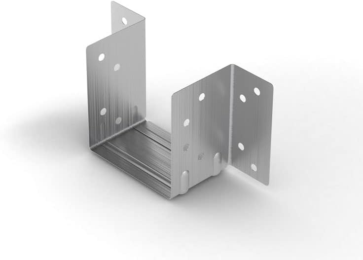 BPC Fixings Galvanised Mini Timber Joist Hanger 10pc Set 47mm Width Solid Sturdy