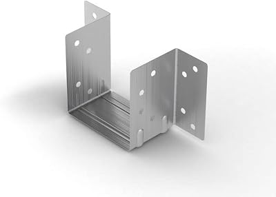 BPC Fixings Galvanised Mini Timber Joist Hanger 10pc Set 38mm Width Up to 100mm