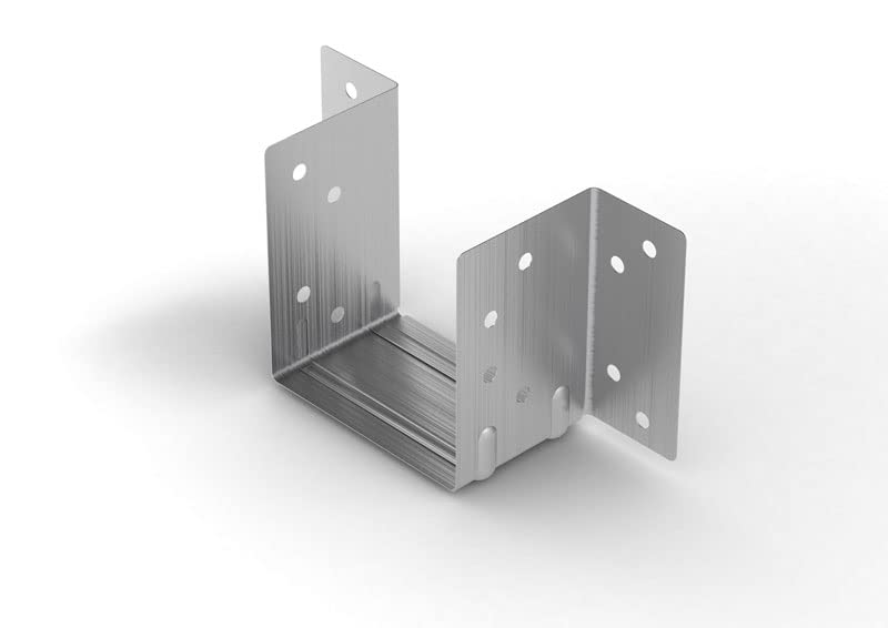 BPC Fixings Galvanised Mini Timber to Timber Joist Hanger 50-Piece Set, 50 mm Width