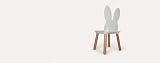 2you Kids Bunny Chair Wooden Rabbit Design for Nursery Ages 3-6 view 6
