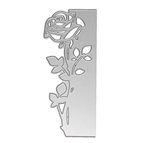 image for AkoMatial Cutting Dies,Rose Pattern Embossing Cutting Dies Tool Stenci
